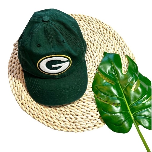 47 Green Bay Packers Logo NFL Green Cotton Sustainable Baseball Hat Cap Size M - Picture 4 of 16